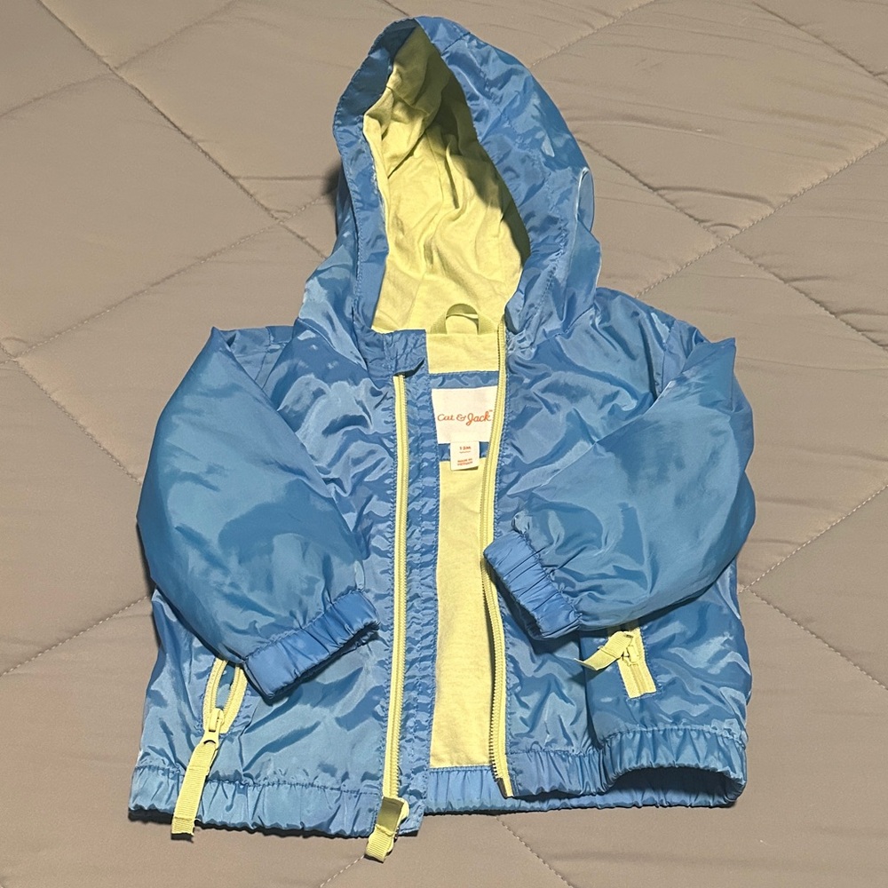 Cat & Jack Blue and Yellow Raincoat
